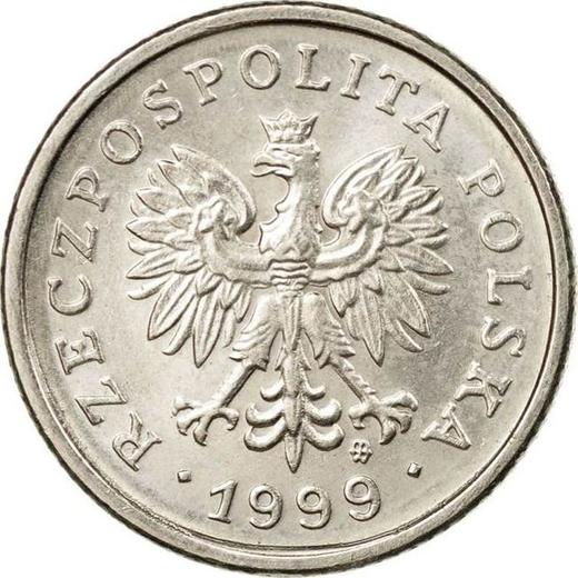 Obverse 20 Groszy 1999 MW - Poland, III Republic after denomination
