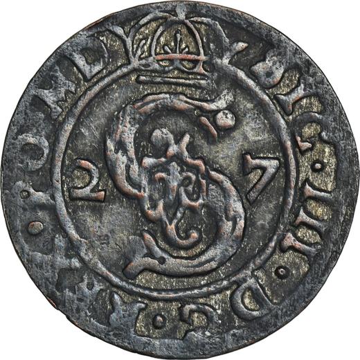 Obverse Ternar (trzeciak) 1627 "Type 1626-1628" Keys - Silver Coin Value - Poland, Sigismund III Vasa