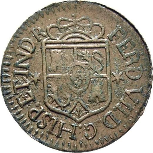 Awers monety - 1 octavo 1820 M - cena  monety - Filipiny, Ferdynand VII