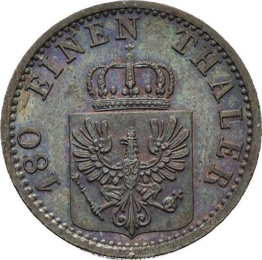 Anverso 1 Pfennig 1870 B - valor de la moneda  - Prusia, Guillermo I