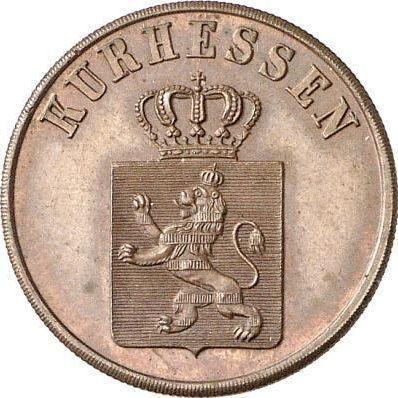 Avers Probe 3 Heller 1842 - Münze Wert - Hessen-Kassel, Wilhelm II