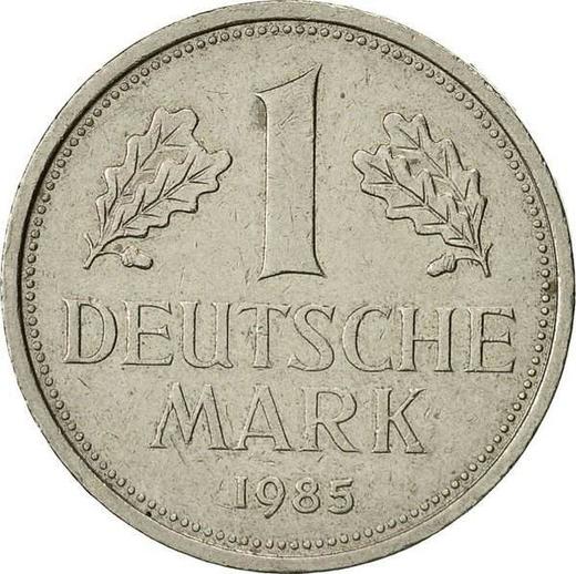 Obverse 1 Mark 1985 J -  Coin Value - Germany, FRG