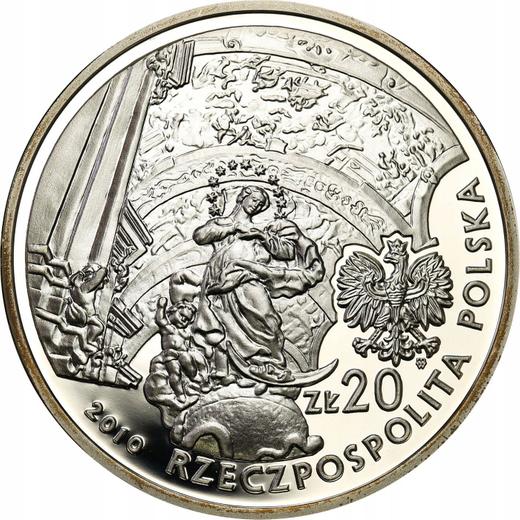 Anverso 20 eslotis 2010 MW RK "Krzeszów" - valor de la moneda de plata - Polonia, República moderna