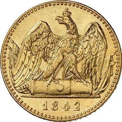 Реверс монеты - 2 фридрихсдора 1842 года A - цена золотой монеты - Пруссия, Фридрих Вильгельм IV