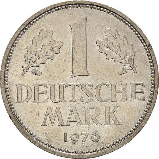 Obverse 1 Mark 1976 D -  Coin Value - Germany, FRG
