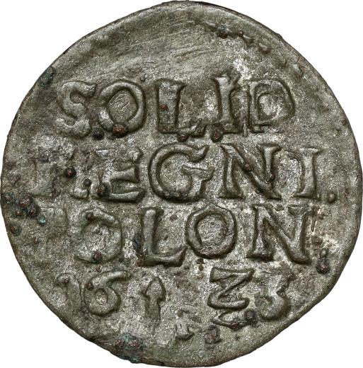 Реверс монеты - Шеляг 1623 года - цена серебряной монеты - Польша, Сигизмунд III Ваза