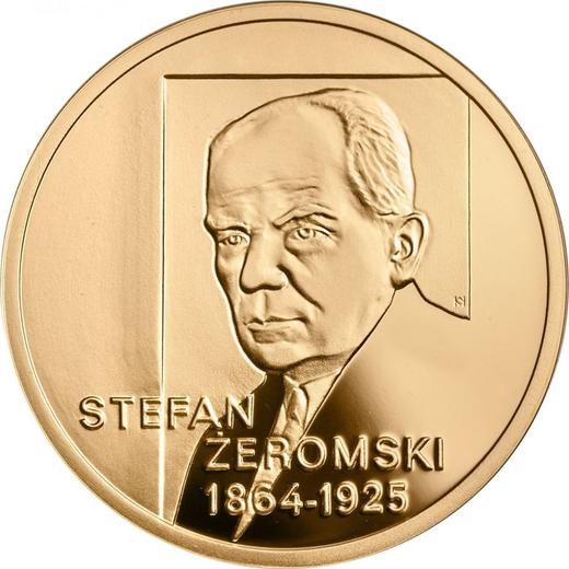 Reverso 200 eslotis 2014 MW "150 aniversario de Stefan Żeromski" - valor de la moneda de oro - Polonia, República moderna