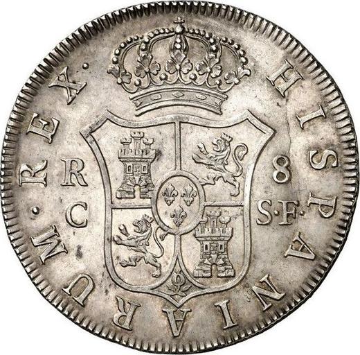 Rewers monety - 8 reales 1809 C SF "Typ 1808-1811" - cena srebrnej monety - Hiszpania, Ferdynand VII
