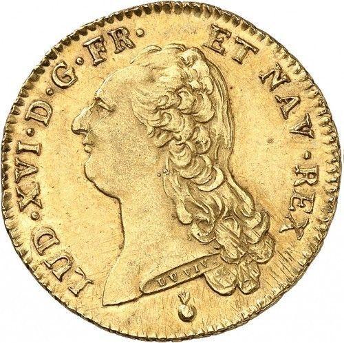 Obverse Double Louis d'Or 1791 AA Metz - France, Louis XVI