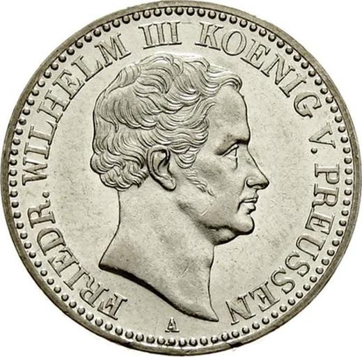 Awers monety - Talar 1829 A - cena srebrnej monety - Prusy, Fryderyk Wilhelm III