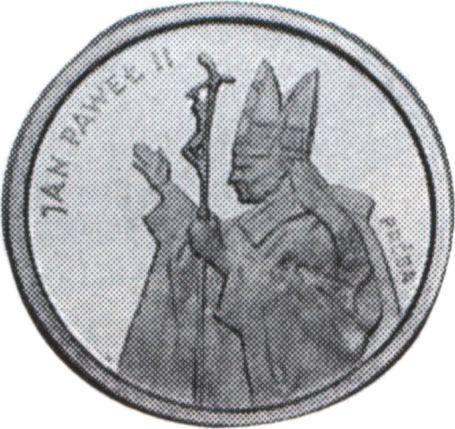 Rewers monety - PRÓBA 1000 złotych 1987 MW SW "Jan Paweł II" Złoto - cena złotej monety - Polska, PRL