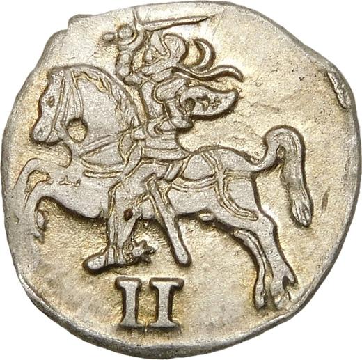 Реверс монеты - Двойной денарий 1569 года "Литва" - цена серебряной монеты - Польша, Сигизмунд II Август