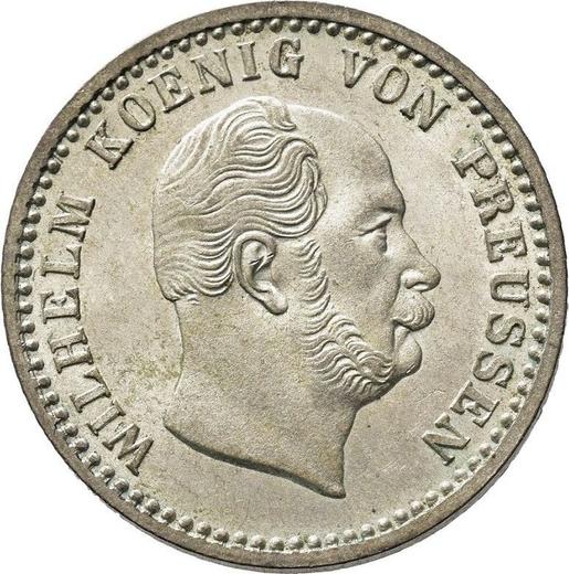 Аверс монеты - 2 1/2 серебряных гроша 1873 года A - цена серебряной монеты - Пруссия, Вильгельм I