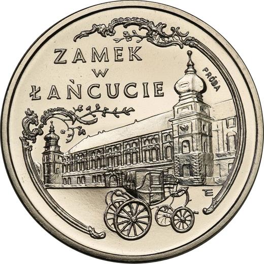 Реверс монеты - Пробные 20000 злотых 1993 года MW ET "Ланьцутский замок" Никель - цена  монеты - Польша, III Республика до деноминации