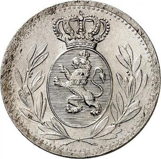 Anverso 1/6 tálero 1822 - valor de la moneda de plata - Hesse-Cassel, Guillermo II