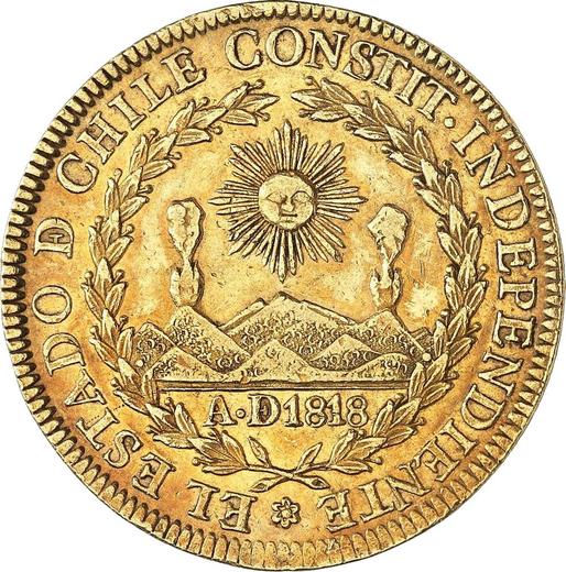 Avers 8 Escudos 1833 So I - Goldmünze Wert - Chile, Republik