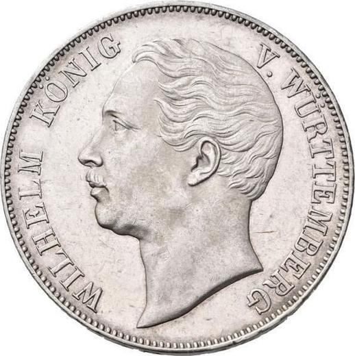 Аверс монеты - Талер 1863 года - цена серебряной монеты - Вюртемберг, Вильгельм I