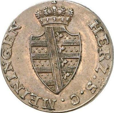 Аверс монеты - 1/2 крейцера 1812 года - цена  монеты - Саксен-Мейнинген, Бернгард II