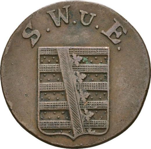 Аверс монеты - 2 пфеннига 1807 года - цена  монеты - Саксен-Веймар-Эйзенах, Карл Август