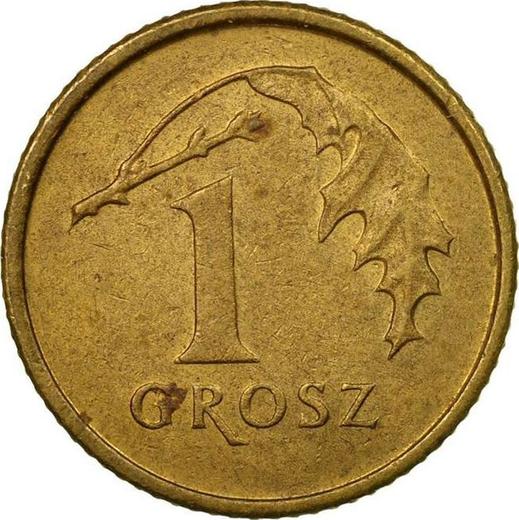 Reverse 1 Grosz 1995 MW -  Coin Value - Poland, III Republic after denomination