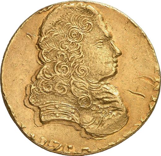 Аверс монеты - 8 эскудо 1750 года GG J - цена золотой монеты - Гватемала, Фердинанд VI