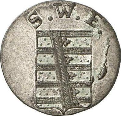 Аверс монеты - 1/48 талера 1826 года - цена серебряной монеты - Саксен-Веймар-Эйзенах, Карл Август
