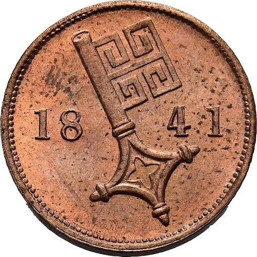 Аверс монеты - 2 1/2 шварена 1841 года - цена  монеты - Бремен, Вольный ганзейский город