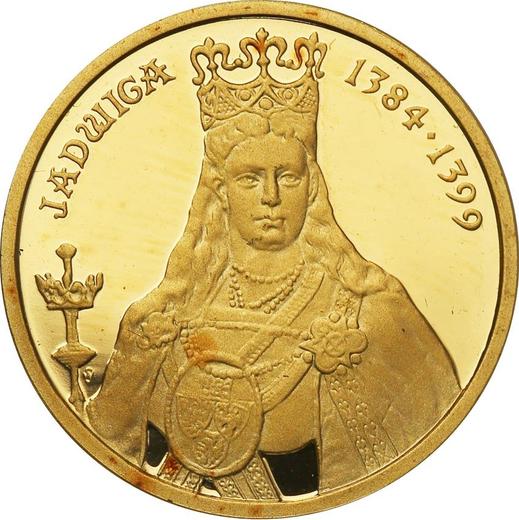 Реверс монеты - 100 злотых 2000 года MW SW "Ядвига" - цена золотой монеты - Польша, III Республика после деноминации