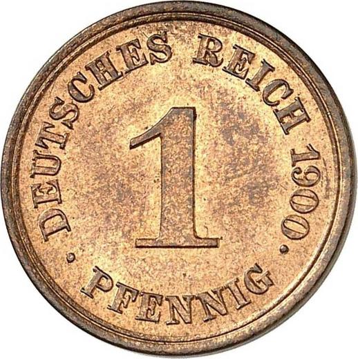 Anverso 1 Pfennig 1900 E "Tipo 1890-1916" - valor de la moneda  - Alemania, Imperio alemán