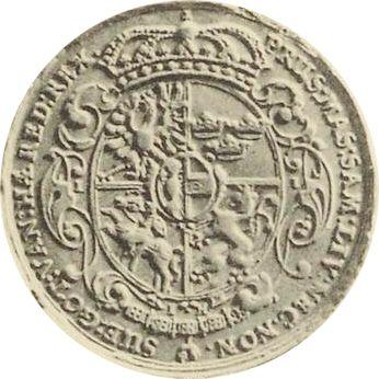 Реверс монеты - Полталера без года (1633-1648) II - цена серебряной монеты - Польша, Владислав IV