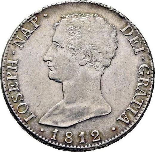 Obverse 20 Reales 1812 M AI - Silver Coin Value - Spain, Joseph Bonaparte