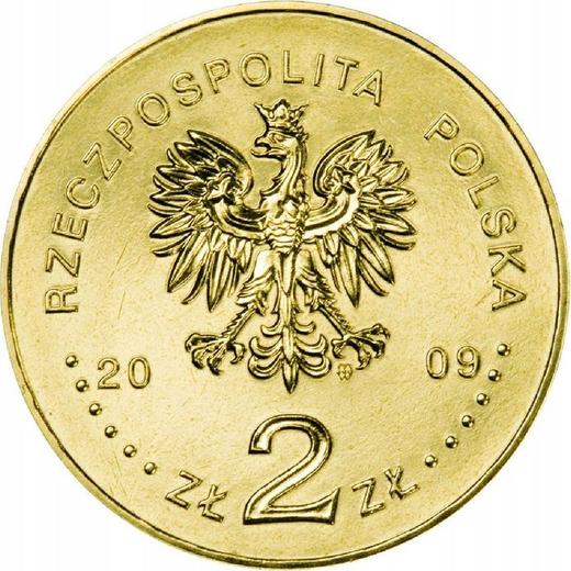Anverso 2 eslotis 2009 MW RK "Czesław Niemen" - valor de la moneda  - Polonia, República moderna