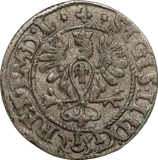 Реверс монеты - Полугрош (1/2 гроша) 1620 года - цена серебряной монеты - Польша, Сигизмунд III Ваза