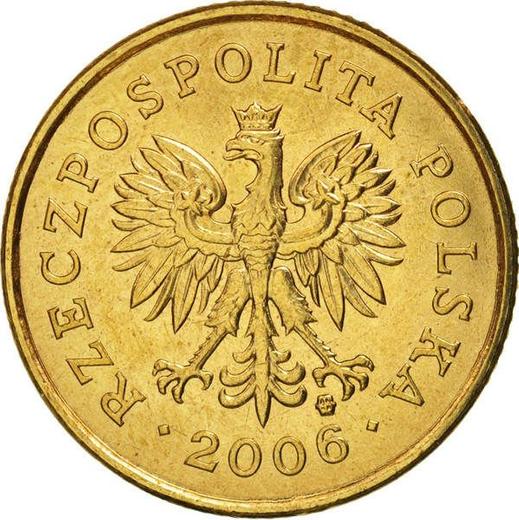 Аверс монеты - 5 грошей 2006 года MW - цена  монеты - Польша, III Республика после деноминации