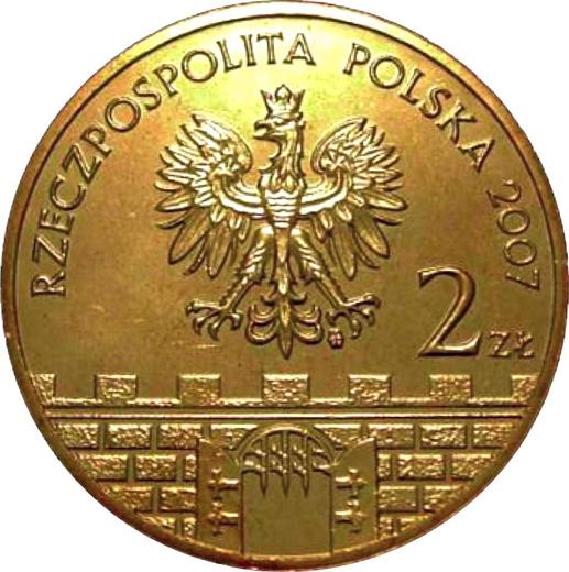 Аверс монеты - 2 злотых 2007 года MW UW "Пшемысль" - цена  монеты - Польша, III Республика после деноминации