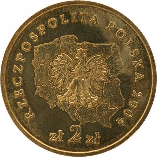 Anverso 2 eslotis 2004 MW "Voivodato de Lodz" - valor de la moneda  - Polonia, República moderna