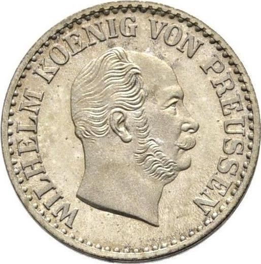 Awers monety - 1 silbergroschen 1869 C - cena srebrnej monety - Prusy, Wilhelm I