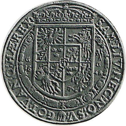 Rewers monety - Talar 1644 GG - cena srebrnej monety - Polska, Władysław IV