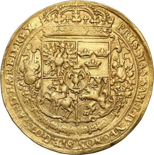 Reverso Donación 7 ducados Sin fecha (1632-1648) - valor de la moneda de oro - Polonia, Vladislao IV