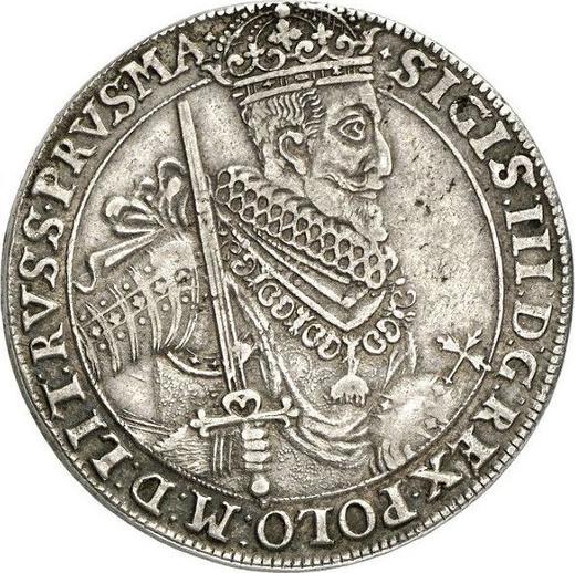 Аверс монеты - Талер 1626 года II VE "Тип 1618-1630" - цена серебряной монеты - Польша, Сигизмунд III Ваза