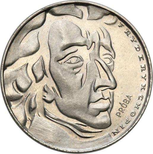 Reverso Pruebas 50 eslotis 1972 MW "Frédéric Chopin" Níquel - valor de la moneda  - Polonia, República Popular