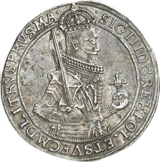 Аверс монеты - Полталера 1631 года II "Торунь" - цена серебряной монеты - Польша, Сигизмунд III Ваза