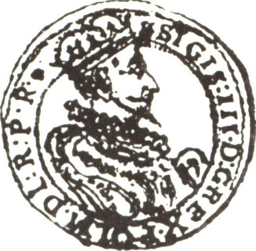 Awers monety - Dukat 1623 "Typ 1623-1628" - cena złotej monety - Polska, Zygmunt III