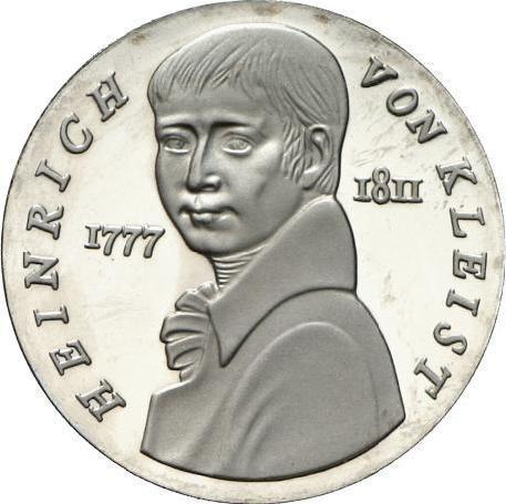 Аверс монеты - 5 марок 1986 года A "Генрих фон Клейст" - цена  монеты - Германия, ГДР