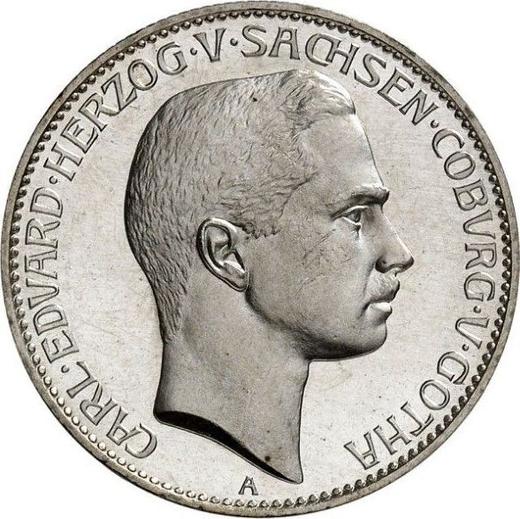 Awers monety - 2 marki 1911 A "Saksonia-Coburg-Gotha" - cena srebrnej monety - Niemcy, Cesarstwo Niemieckie