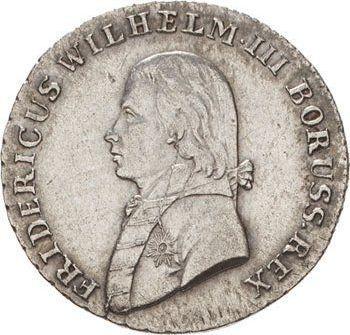 Anverso 4 groschen 1803 A "Silesia" - valor de la moneda de plata - Prusia, Federico Guillermo III