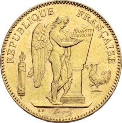 Аверс монеты - 50 франков 1896 года A "Тип 1878-1904" Париж - цена золотой монеты - Франция, Третья республика