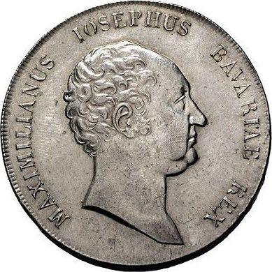 Anverso Tálero 1810 "Tipo 1809-1825" - valor de la moneda de plata - Baviera, Maximilian I