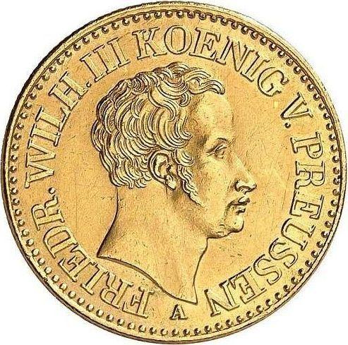 Awers monety - Podwójny Friedrichs d'or 1832 A - cena złotej monety - Prusy, Fryderyk Wilhelm III