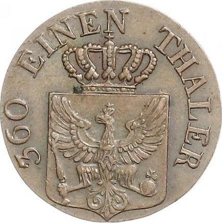 Obverse 1 Pfennig 1827 A -  Coin Value - Prussia, Frederick William III